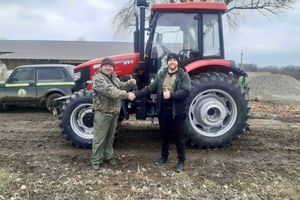 Новый трактор ЮТО в Черкасской области