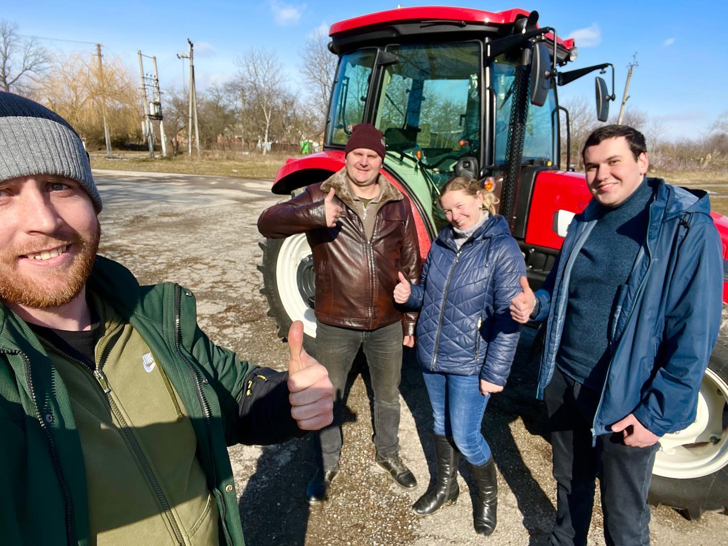 Новий трактор у Вінницькій області Басак