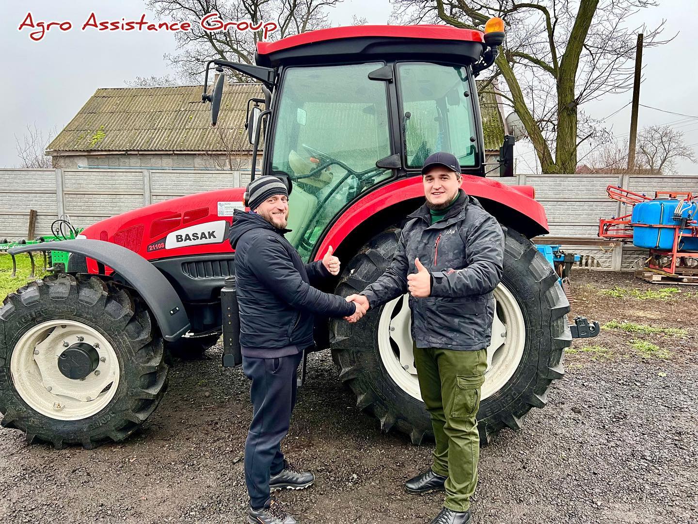 Доставка нового трактора Басак в Кривий Ріг, Дніпропетровська область